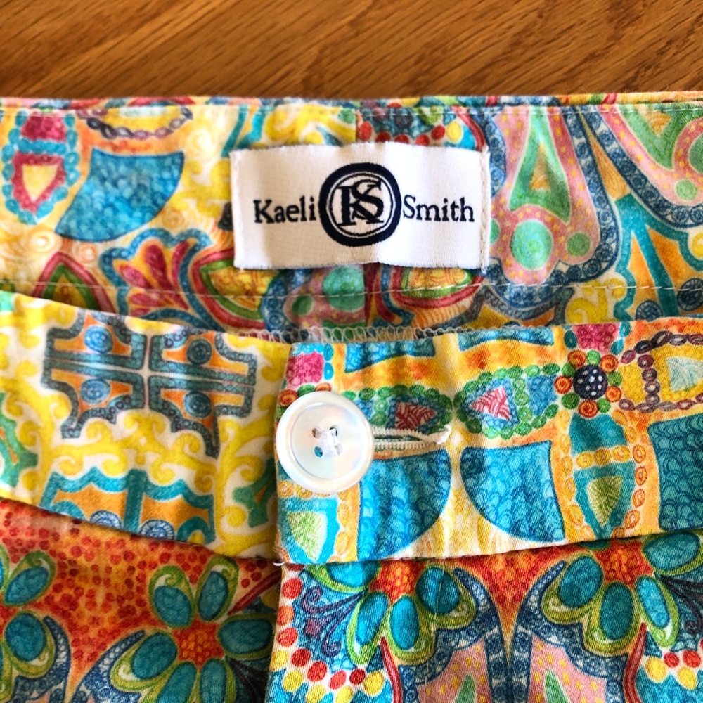 Multi Colored Summer Shorts Size 2 - Picture 4 of 4